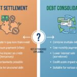 Debt Settlement vs Debt Consolidation: Key Differences Explained