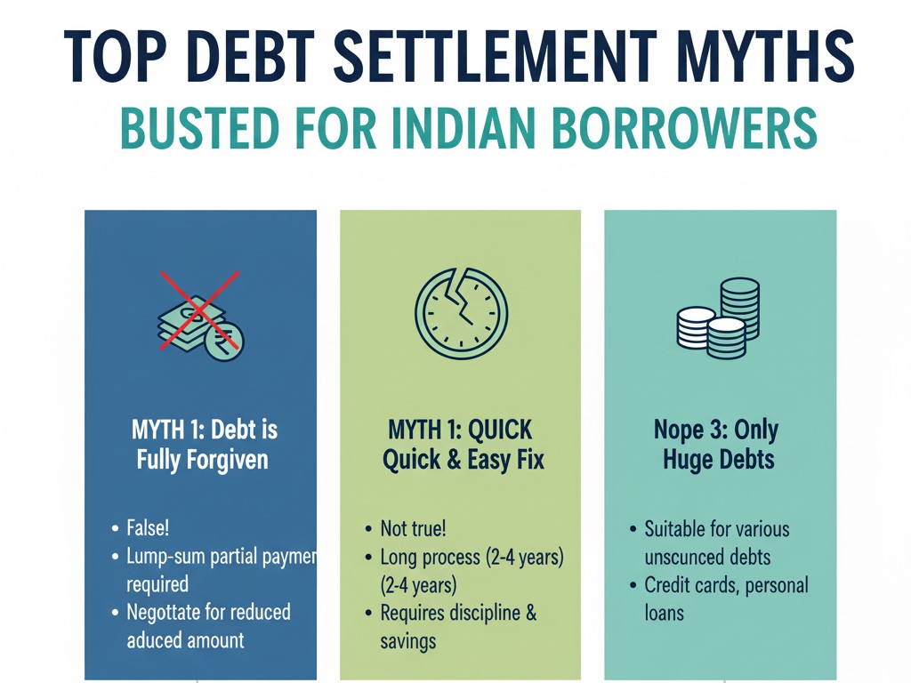 Top Debt Settlement Myths Busted for Indian Borrowers