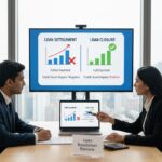 What is the difference between loan settlement and loan closure?