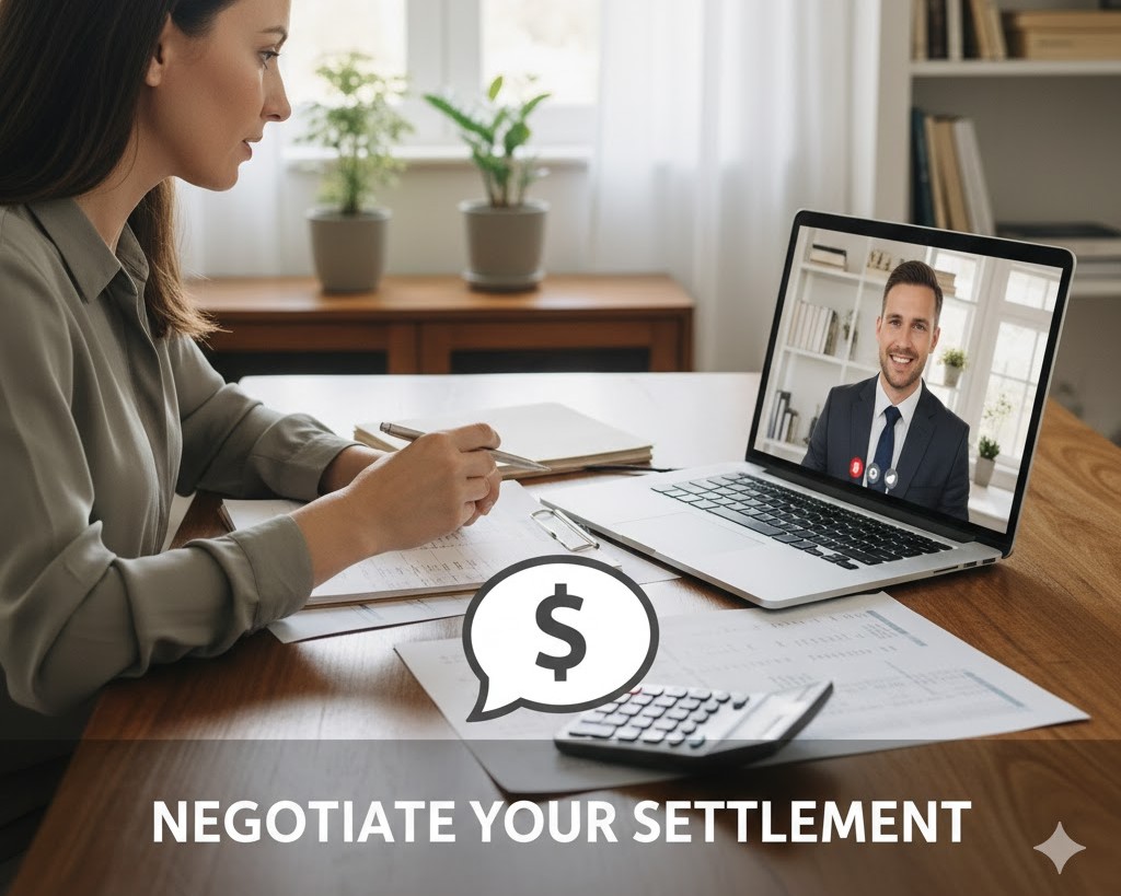 Can I negotiate with banks for a lower settlement amount on my own?