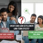 What are the long-term effects of credit card loan settlement on future loan approvals?