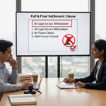 Does a one-time loan settlement remove all legal actions from the bank?