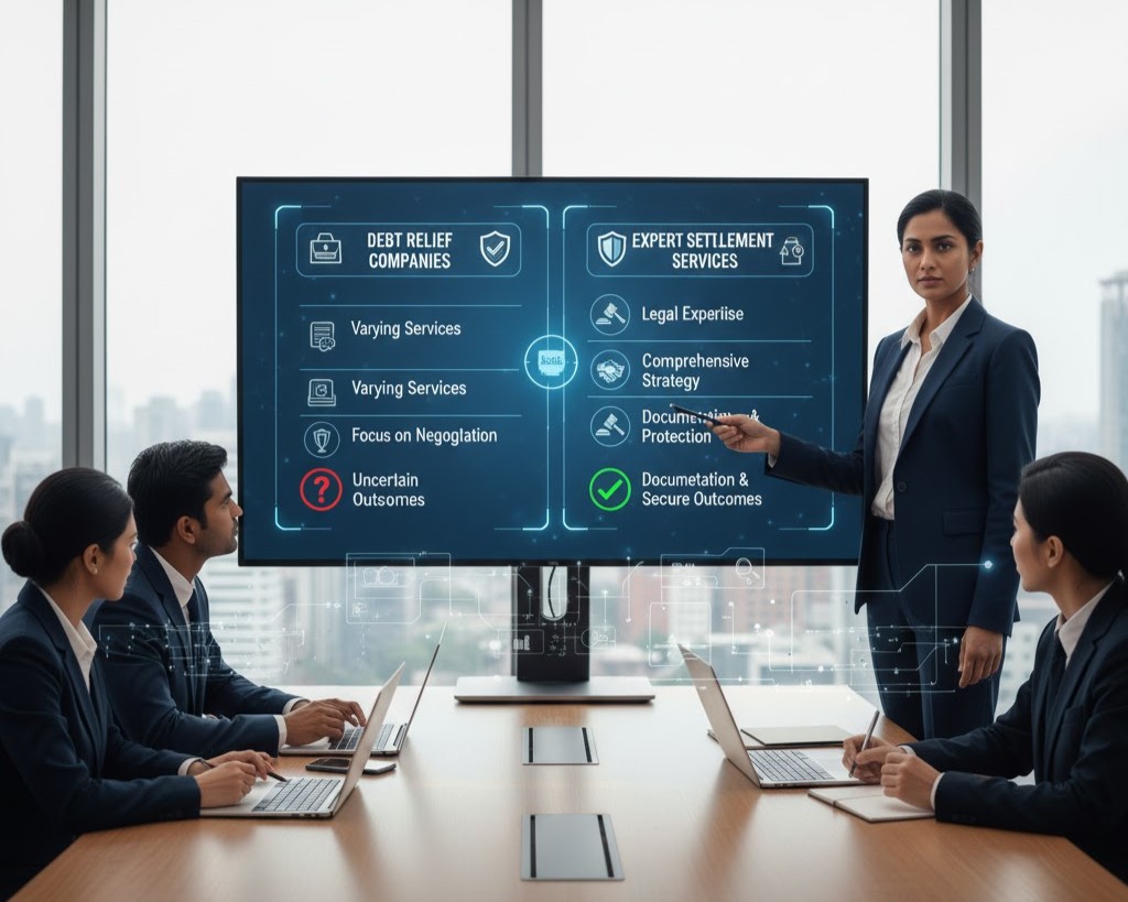 Which option is better – debt relief companies or expert settlement services?