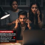 What can someone do if a bank calls their family or workplace about unpaid loans?