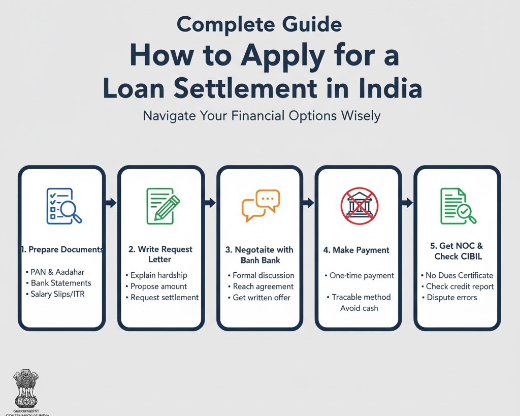Complete Guide: How to Apply for a Loan Settlement in India