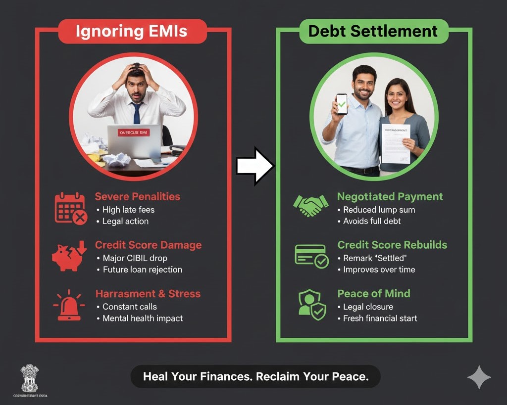 Why Debt Settlement is Better Than Ignoring EMIs