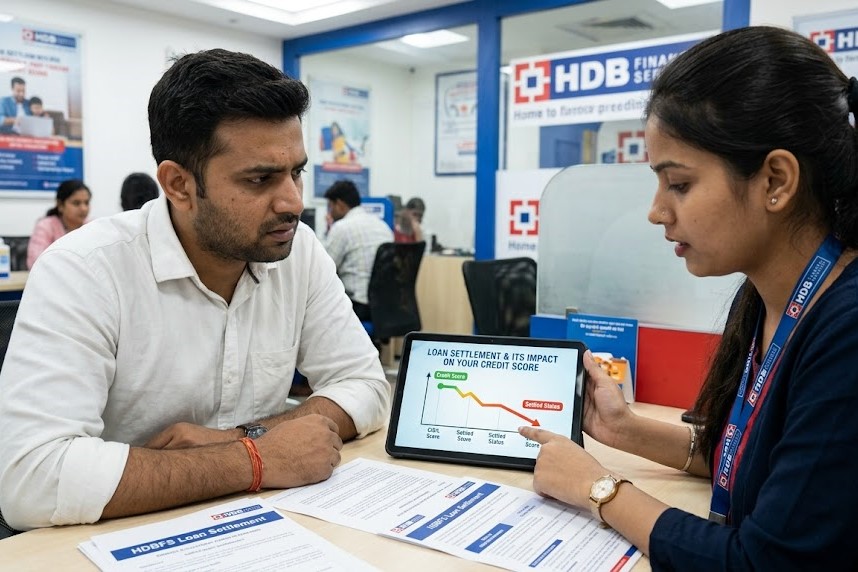 HDBFS- Loan settlement & its impact on your credit score