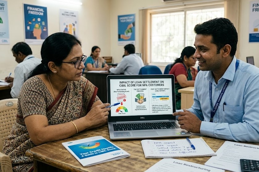 How Settlements Affect the CIBIL Score for NPA Customers?