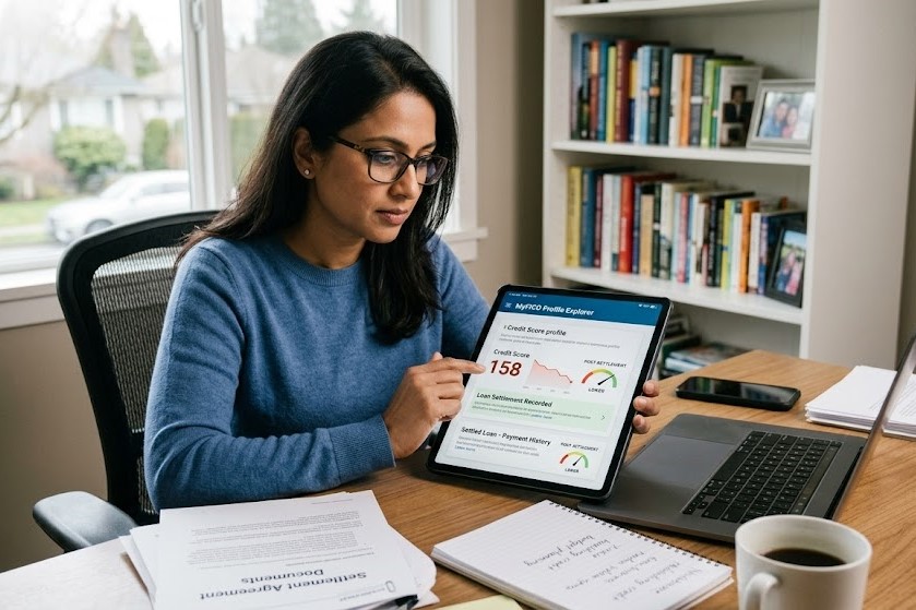 Exploring The Loan Settlement Effect on Credit Score Profile