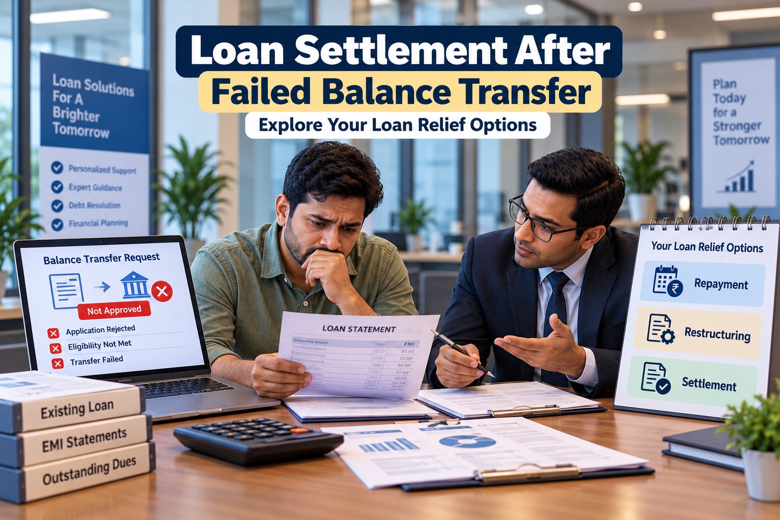 Loan Settlement After a Failed Balance Transfer
