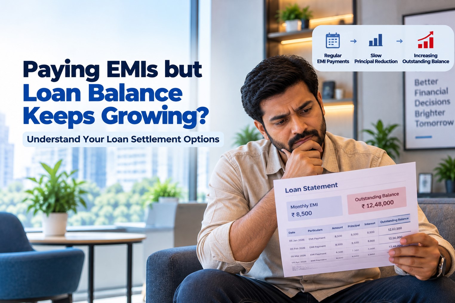 Outstanding Loan Balance Increasing Despite Regular EMI Payments