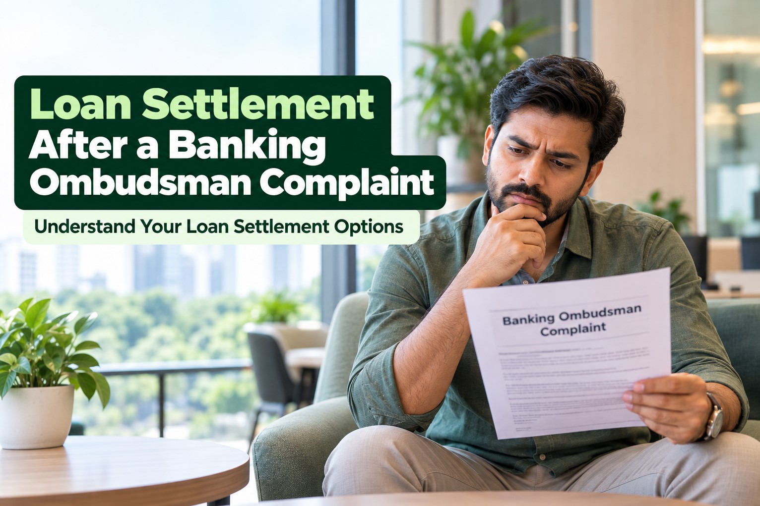 Loan Settlement After a Banking Ombudsman Complaint