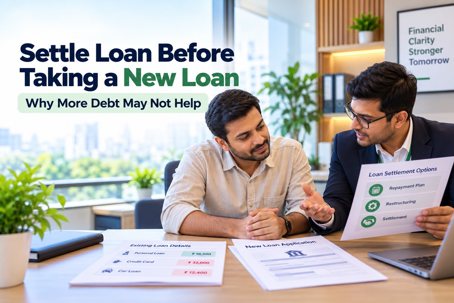 Settle Loan Before Taking a New Loan: Why More Debt May Not Help