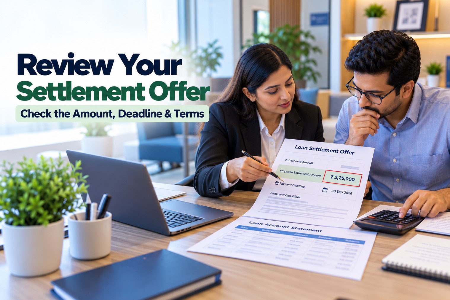 How to Read a Loan Settlement Offer Before Accepting the Final Amount
