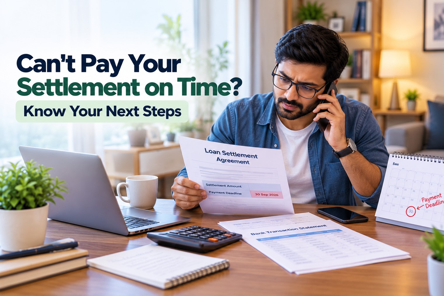 What If You Cannot Pay the Agreed Settlement Amount on Time?