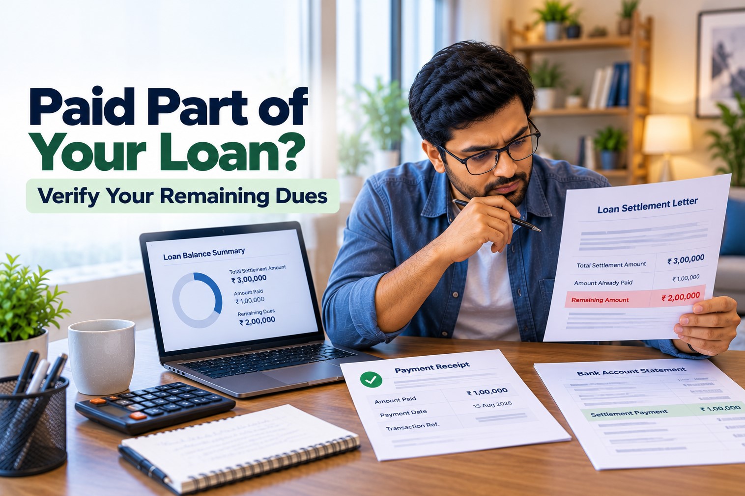 Loan Settlement After a Partial Payment: How to Verify the Remaining Dues